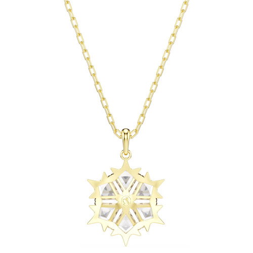 Luxoia - Swarovski Magic Halskette Verschiedene Schliffe Schneeflocke Weiss 18K goldbeschichtet - 5757788