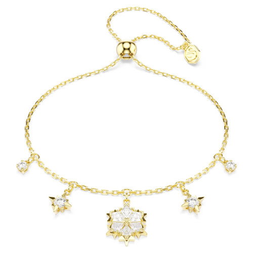 Luxoia - Swarovski Magic Armband Verschiedene Schliffe Schneeflocke Weiss 18K goldbeschichtet - 5757800
