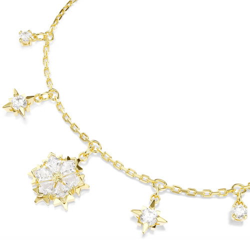 Luxoia - Swarovski Magic Armband Verschiedene Schliffe Schneeflocke Weiss 18K goldbeschichtet - 5757800