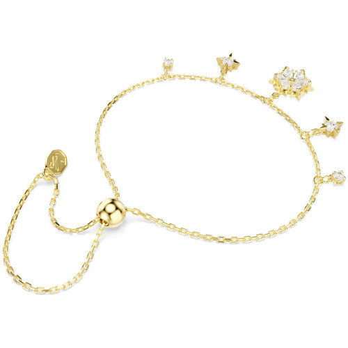 Luxoia - Swarovski Magic Armband Verschiedene Schliffe Schneeflocke Weiss 18K goldbeschichtet - 5757800