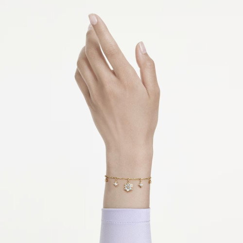 Luxoia - Swarovski Magic Armband Verschiedene Schliffe Schneeflocke Weiss 18K goldbeschichtet - 5757800