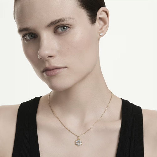 Luxoia - Swarovski Magic Set Verschiedene Schliffe Schneeflocke Weiss 18K goldbeschichtet - 5758002