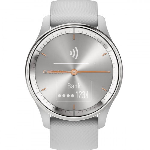 Luxoia - Garmin Vivomove Trend Silver Mist Gray - 010-02665-03