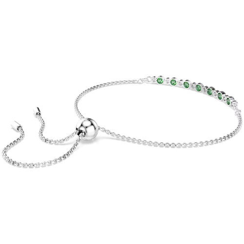 Luxoia - Swarovski Matrix Armband Rundschliff Grün Rhodiniert - 5758987