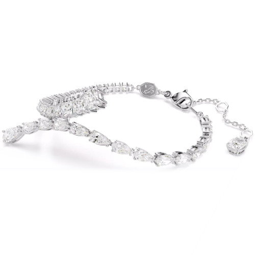 Luxoia - Swarovski Matrix Armband Verschiedene Schliffe Weiss - 5693154