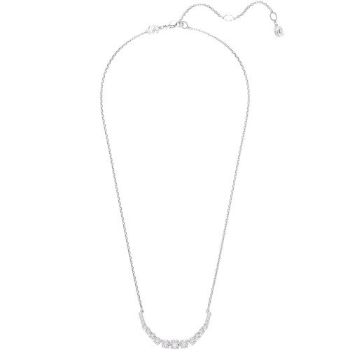 Luxoia - Swarovski Matrix Halskette Rundschliffe im Farbverlauf Weiss Rhodiniert - 5705396