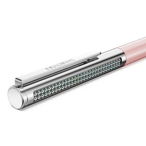 Luxoia - Swarovski Matrix Tennis Kugelschreiber Rosa lackiert Verchromt - 5747956