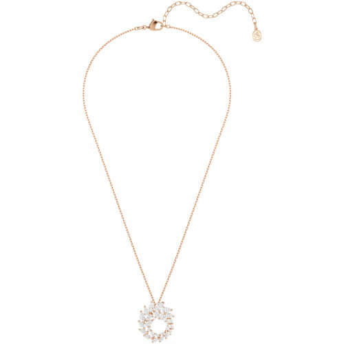 Luxoia - Swarovski Mesmera Halskette Marquise Schliff Weiss 18K roségoldbeschichtet - 5764188