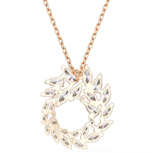 Luxoia - Swarovski Mesmera Halskette Marquise Schliff Weiss 18K roségoldbeschichtet - 5764188