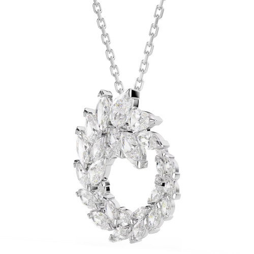 Luxoia - Swarovski Mesmera Halskette Marquise Schliff Weiss Rhodiniert - 5759837