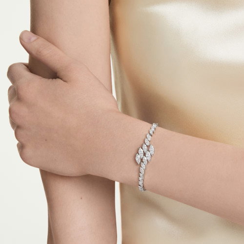 Luxoia - Swarovski Mesmera Armband Marquise Schliff Weiss Rhodiniert - 5748014