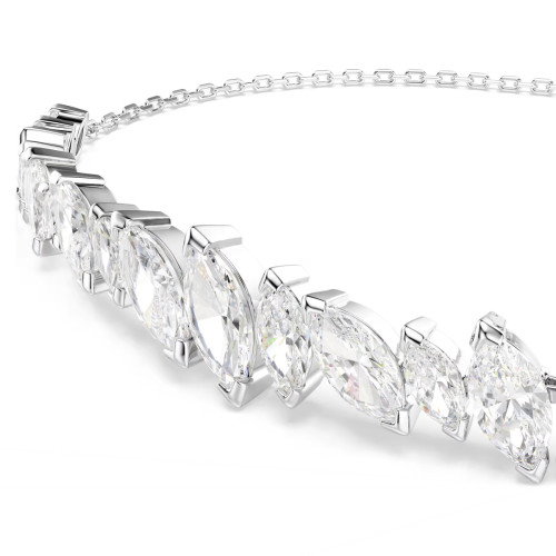 Luxoia - Swarovski Mesmera Armband Marquise Schliff Weiss Rhodiniert - 5748650