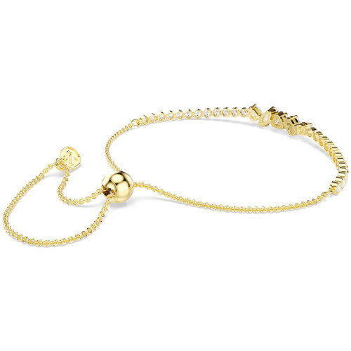 Luxoia - Swarovski Mesmera Armband Verschiedene Schliffe Weiss 18K goldbeschichtet - 5747939