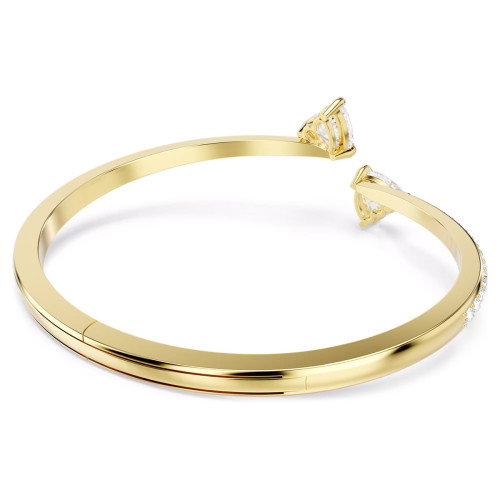 Luxoia - Swarovski Mesmera Attract Armreif Herz Weiss Goldlegierungsschicht