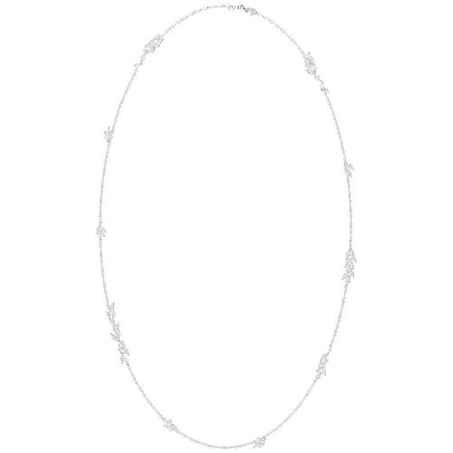 Luxoia - Swarovski Mesmera lange Halskette Marquise Schliff Weiss Rhodiniert - 5760760