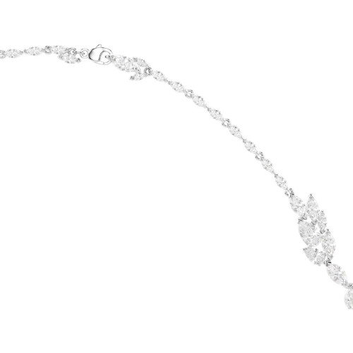 Luxoia - Swarovski Mesmera lange Halskette Marquise Schliff Weiss Rhodiniert - 5760760