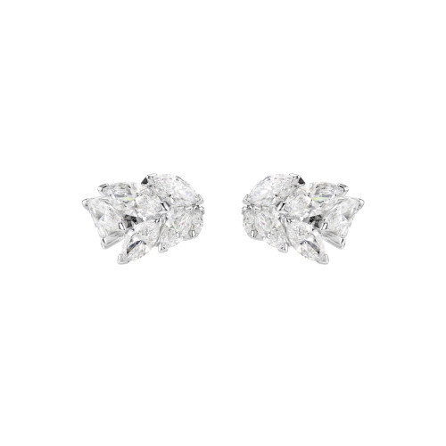 Luxoia - Swarovski Mesmera Ohrspangen Marquise Schliff Weiss Rhodiniert - 5747998