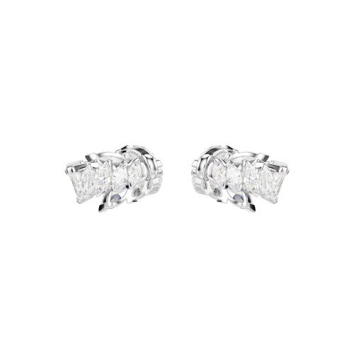 Luxoia - Swarovski Mesmera Ohrspangen Marquise Schliff Weiss Rhodiniert - 5747998
