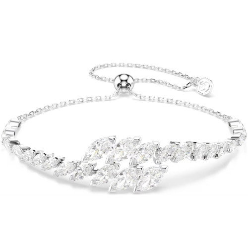 Luxoia - Swarovski Mesmera Set Marquise Schliff Weiss Rhodiniert - 5762135