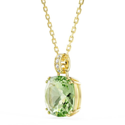 Luxoia - Swarovski Millenia Halskette Kissenschliff Grün 18K goldbeschichtet - 5764821