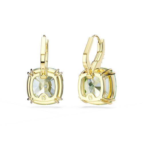 Luxoia - Swarovski Millenia Drop Ohrhänger Kissenschliff Grün 18K goldbeschichtet - 5764822