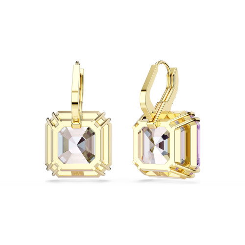 Luxoia - Swarovski Millenia Drop Ohrhänger Kissenschliff Violett 18K goldbeschichtet - 5759990