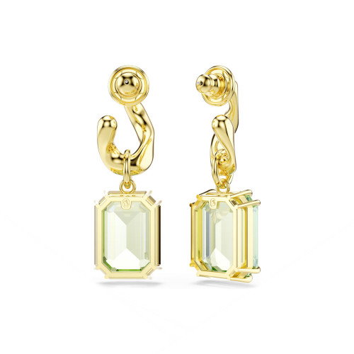 Luxoia - Swarovski Millenia Drop Ohrhänger Oktagon Schliff Grün 18K goldbeschichtet - 5756151