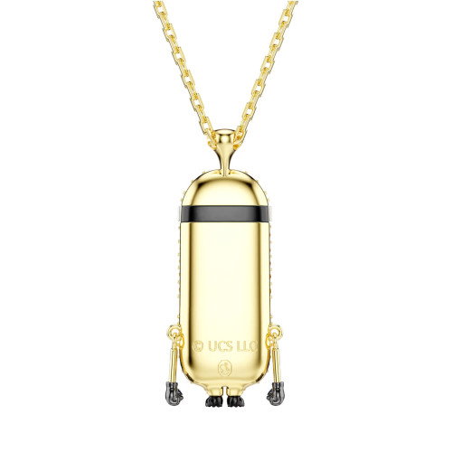 Luxoia - Swarovski Minions Kevin Halskette Pavé Mehrfarbig Goldlegierungsschicht - 5743384