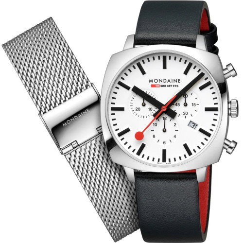 Luxoia - Mondaine Grand Cushion Vegan - MSL.41410.LBV.SET