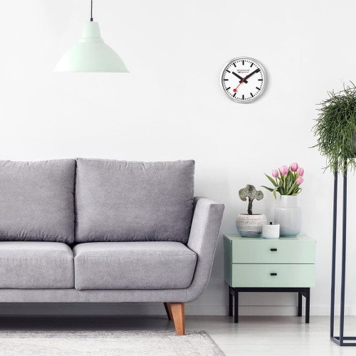 Luxoia - Mondaine Stop2Go Wanduhr (25 cm) - MSM.25S11.1