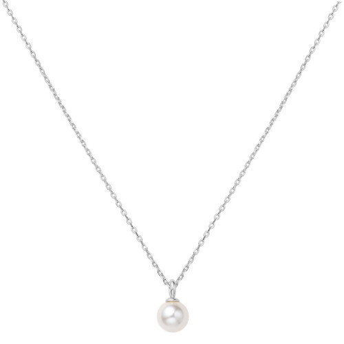 Luxoia - Ania Haie Silver Shell Pearl Drop Pendant Halskette - N065-01H