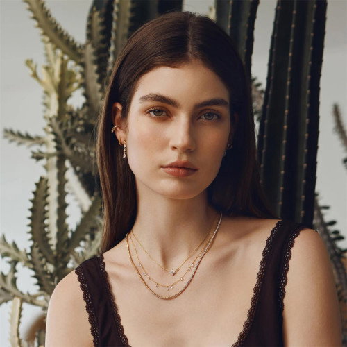 Luxoia - Ania Haie Gold Droplet Station Halskette - N074-08G