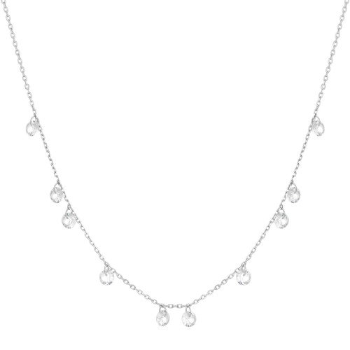 Luxoia - Ania Haie Silver Droplet Station Halskette - N074-08H