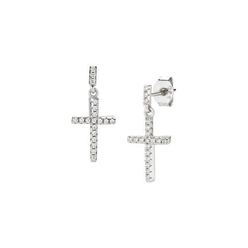 Luxoia - Amen Cross Ohrstecker - ORAPCRBBZ1