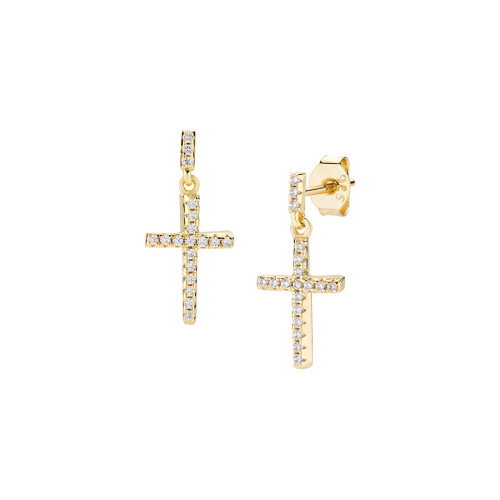 Luxoia - Amen Cross Ohrstecker - ORAPCRGBZ1