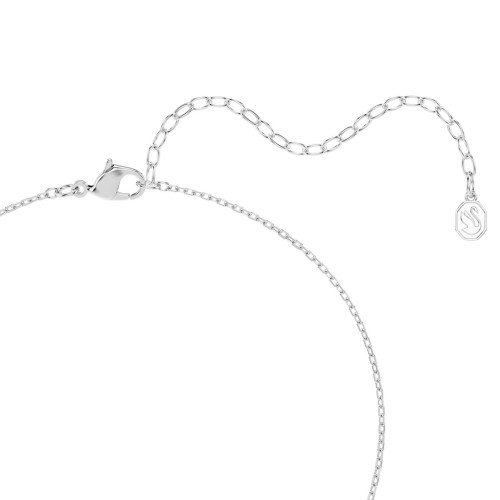Luxoia - Swarovski Una Angelic Set Kissenschliff Weiss Rhodiniert - 5754343