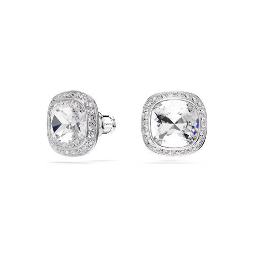Luxoia - Swarovski Una Angelic Set Kissenschliff Weiss Rhodiniert - 5754343
