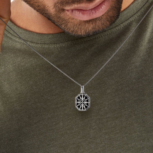 Luxoia - Thomas Sabo Anhänger Kompass Stern Schwarz - PE911-641-11