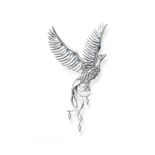 Luxoia - Thomas Sabo Anhänger Phönix mit Blauen Steinen Silber - PE937-945-7