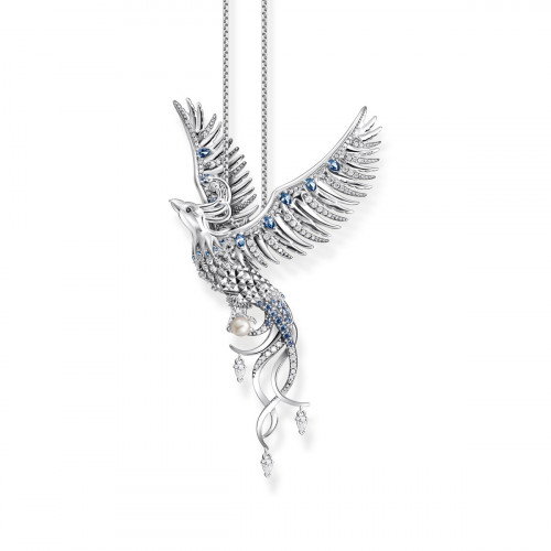 Luxoia - Thomas Sabo Anhänger Phönix mit Blauen Steinen Silber - PE937-945-7