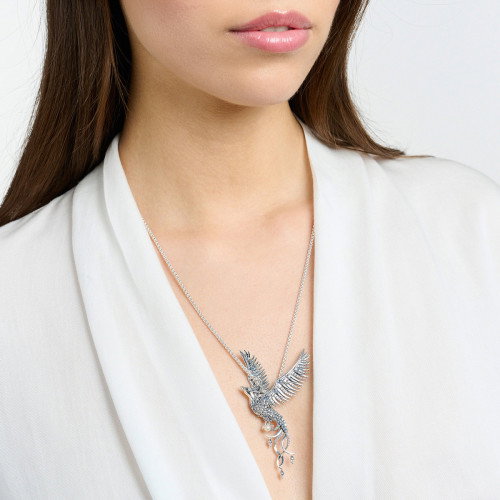 Luxoia - Thomas Sabo Anhänger Phönix mit Blauen Steinen Silber - PE937-945-7