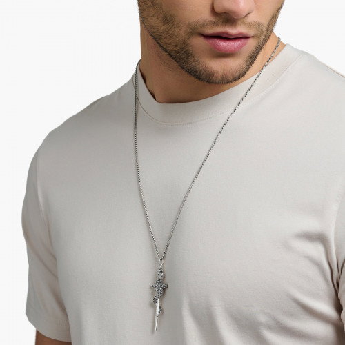 Luxoia - Thomas Sabo Anhänger Geschwärzt Schwert mit Schlange - PE943-643-11