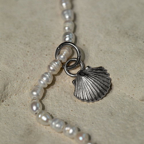 Luxoia - Paul Hewitt Scallop Shell Charm Silber - PH-JE-0437