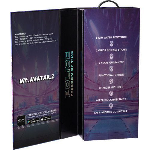 Luxoia - Police Freedom of Time Smartwatch - PEIUN00003X1