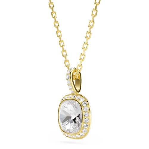 Luxoia - Swarovski Una Angelic Halskette Kissenschliff Weiss 18K goldbeschichtet - 5764761