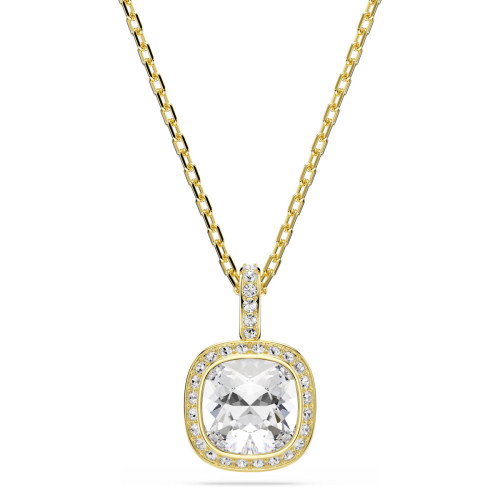 Luxoia - Swarovski Una Angelic Halskette Kissenschliff Weiss 18K goldbeschichtet - 5764761