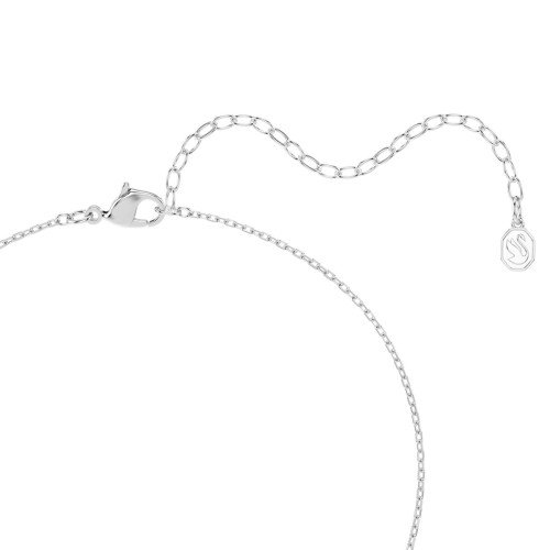 Luxoia - Swarovski Una Angelic Halskette Kissenschliff Weiss Rhodiniert - 5754340