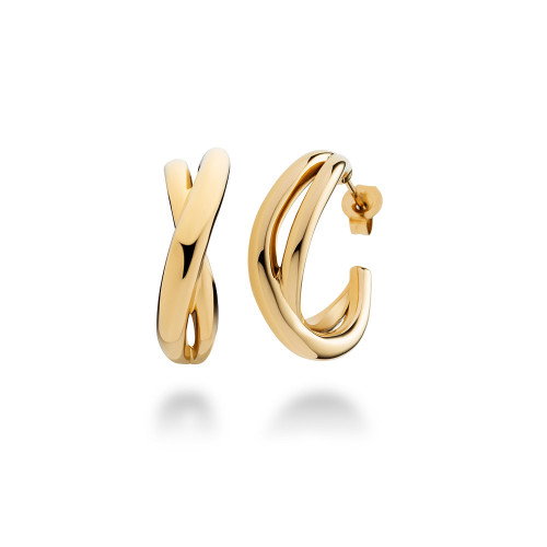 Luxoia - Paul Hewitt Waves Ohrstecker Gold - PH-JE-0175