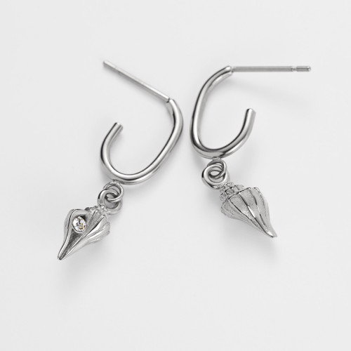 Luxoia - Paul Hewitt Sea Shell Hoops Ohrringe Silber - PH-JE-0643