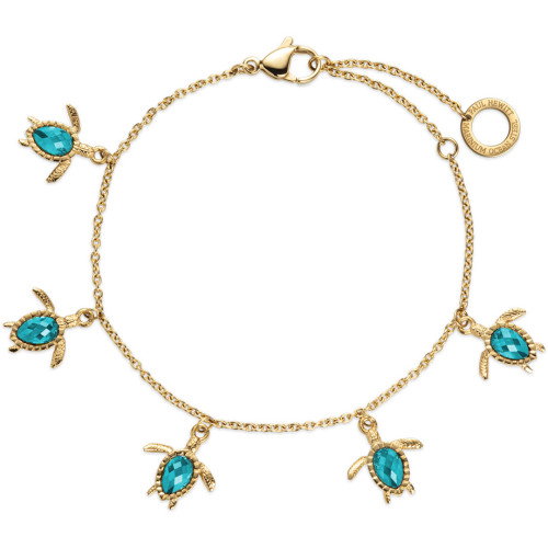 Luxoia - Paul Hewitt Turtle Armkette Aquamarine Gold - PH-JE-1577